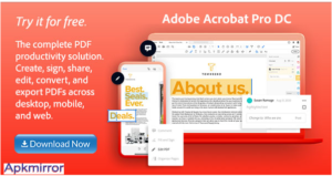 Adobe Acrobat Pro DC 24.4.2 Free Download For Latest Version